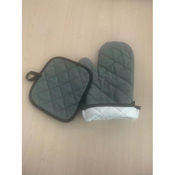 Polyester Custom Logo Oven Mitt And Pot Holders Sublimation Blanks Transfer Printing