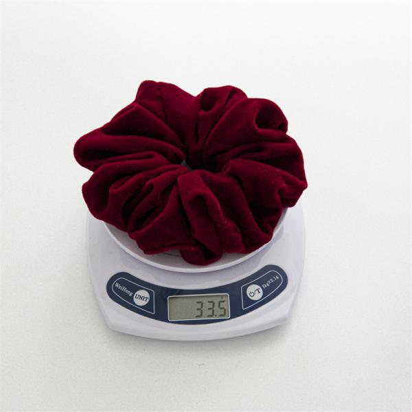 Autumn winter velvet covered beaded hair scrunchies stars accessories all tie hair bright silk bands