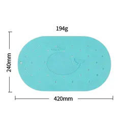 Сгущенная циновка ливня силикона Bathroom LFGB делает крепкое водостойким