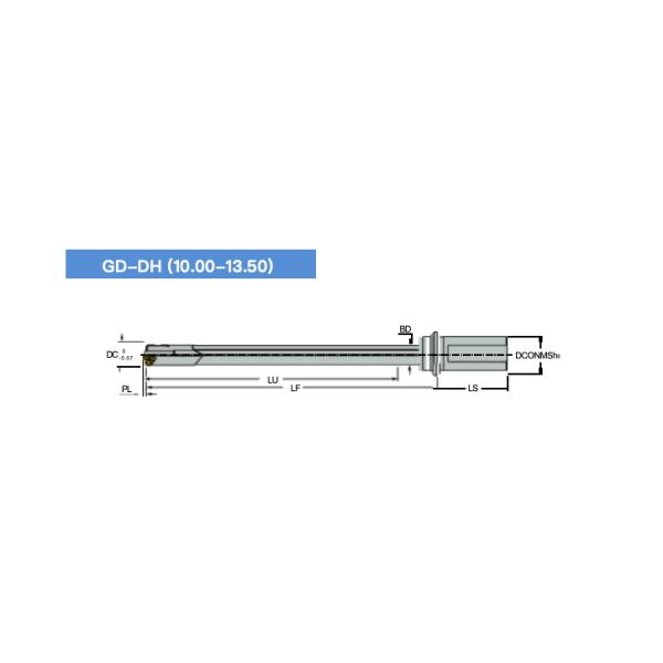 10-20mm Diameter Gun Drill Bits With Bright Black Oxide Surface Finish