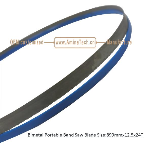Bimetal Portable Band Saw Blade Size:899mmx12.5x24T