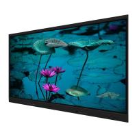 Tablero interactivo LED 86 98 pulgadas Touch Android 13 20 puntos USB HDMI TYPE-C puerto Software de enseñanza para la clase