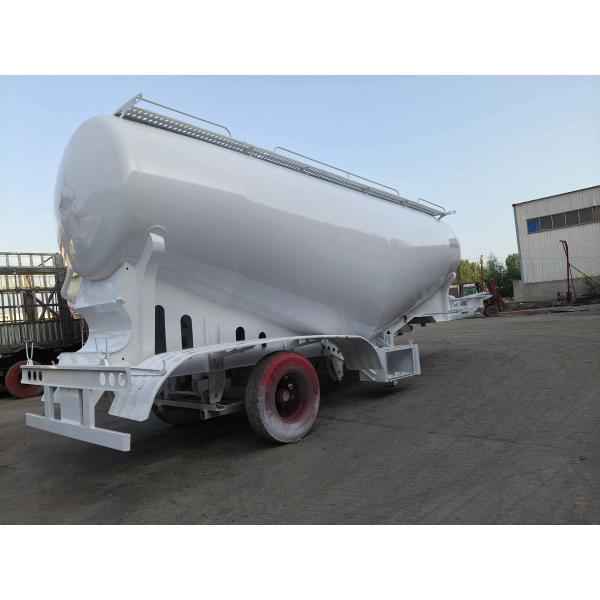 3 Axle 35cbm Dry Bulk Cement Powder Truck Bulker Capacity Tanker Tank Semi Trailer