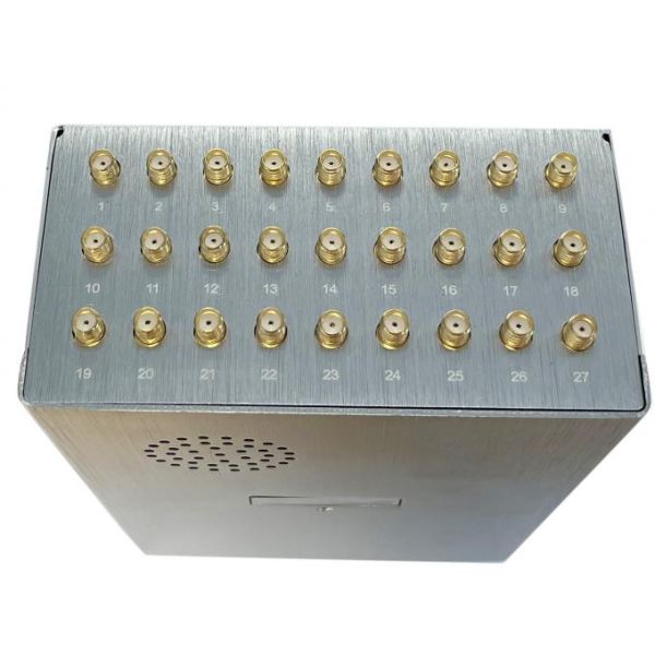 27 Antennas Portable Jammer Block Signal WiFi 6E Mobile Phones Worldwide GPS RF Signals