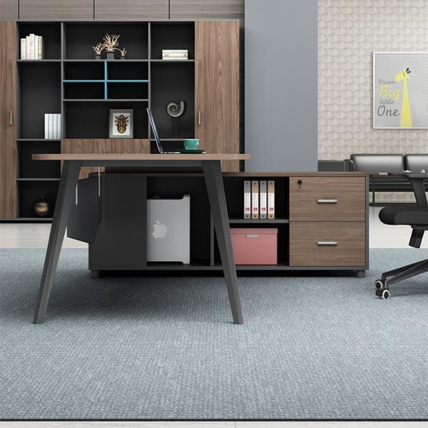 Home Office Painting Manager Desk For Boss Modern Wooden Curved Office Table