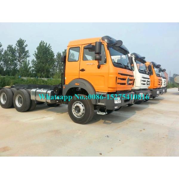 Orange BEIBEN Beiben Tractor Truck , Trailer Head Truck Left Hand Drive For Logistics