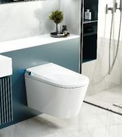 Toilette intelligente moderne Bidet Touch moins sanitaire Intellectuel WC Toilette cuvette de réglage de chasse automatique Smart Toilette pour salle de bain