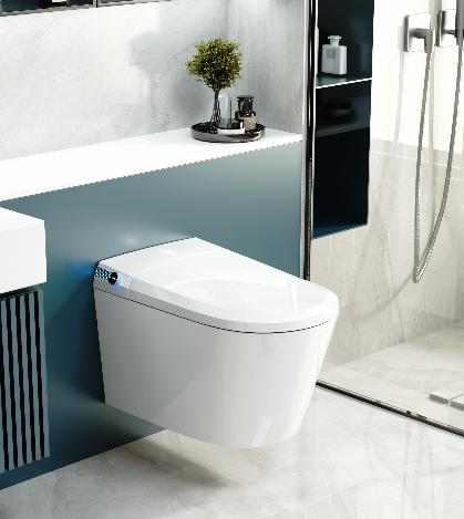 Toilette intelligente moderne Bidet Touch moins sanitaire Intellectuel WC Toilette cuvette de réglage de chasse automatique Smart Toilette pour salle de bain