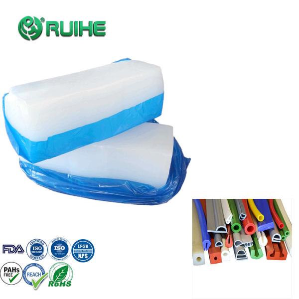 HTV Solid Silicone Rubber 7042P-1 Platinum Cure System Transparent For Extrusion Silicone Tubing & Wire Insulation
