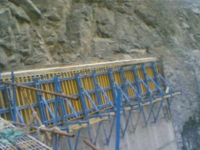 DXB180 / DXB240 Single-side adjusted Climbing Formwork used in guy anchor etc
