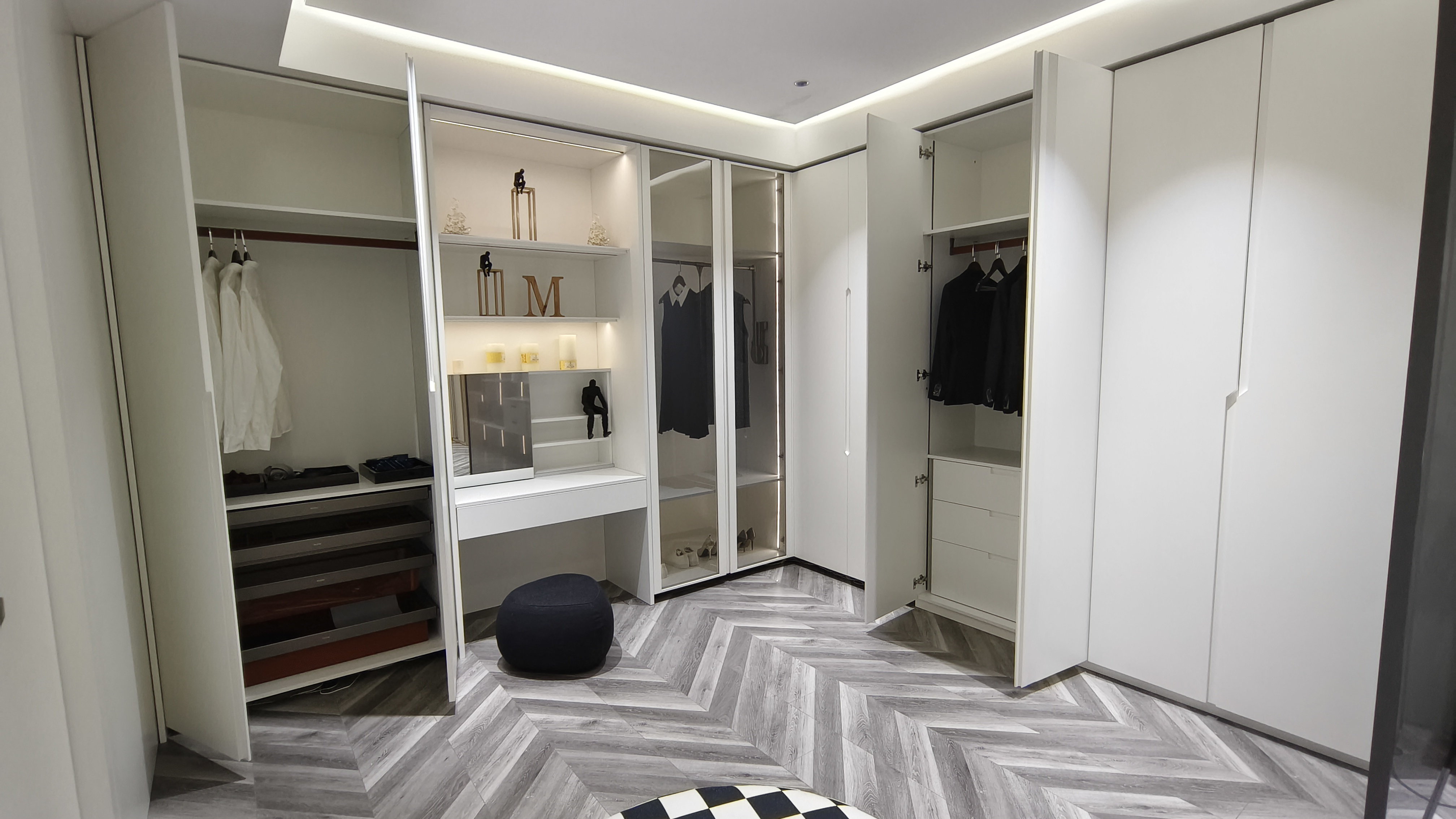 Insect Proof Stainless Steel Wardrobe Odor Resistant For Bedrooms