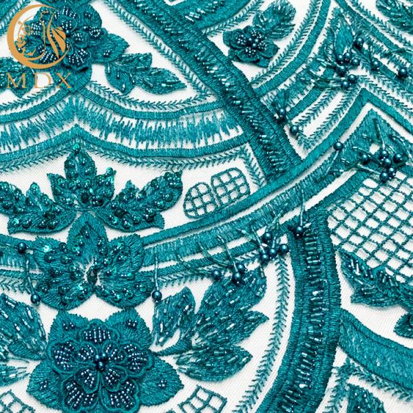 Special Pattern 3D Embroidery Lace Fabric Handmade For Fashion Dress