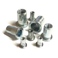 Flat Head Blind Nut Inserts Bright Zinc Plated M6 Rivet Nut Resistente à Corrosão