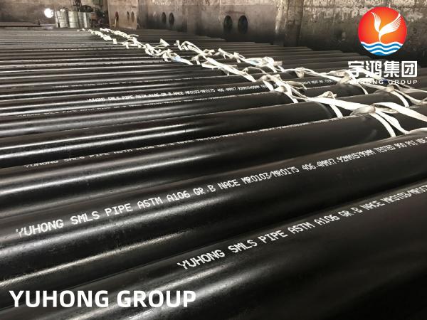 ASTM A106 Gr.B Tubos sem costura de aço carbono para aplicações de alta pressão