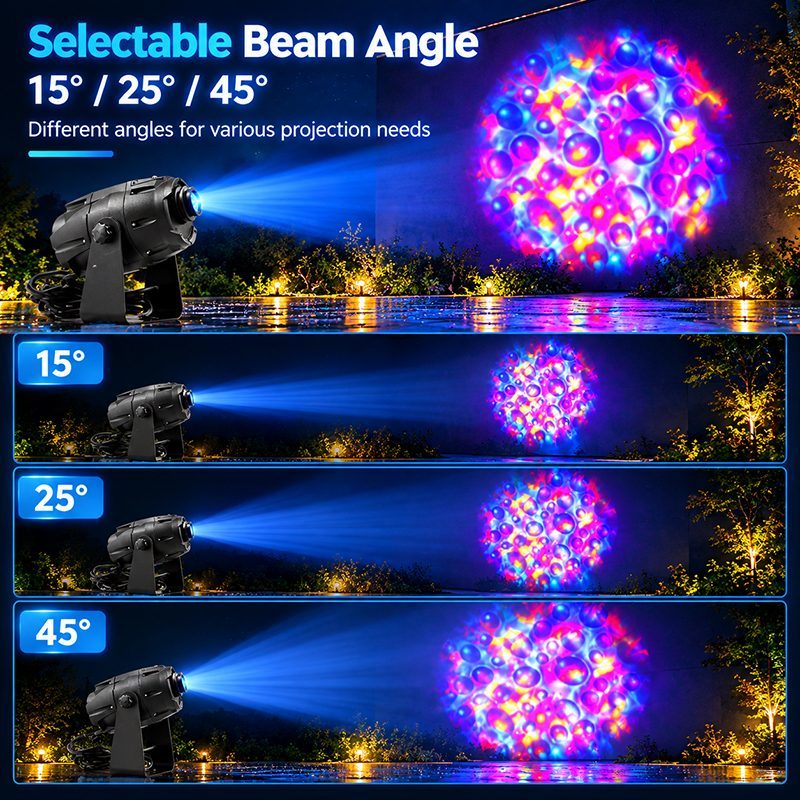 150W LED Bubble Effect Outdoor Projector Light for Events Buildings