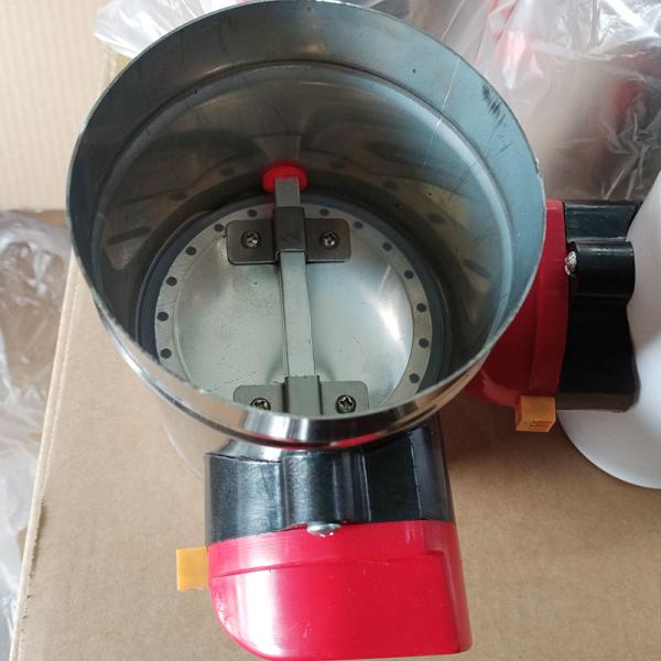 Motorized Duct Zone Dampers Stainless Steel / Galvanized Sheet