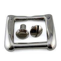 Medición métrica de tornillo de latón con ranuras personalizables para la hebilla de la correa