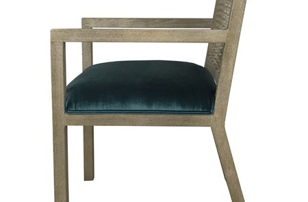 Bobbin Spindle Back Upholstered Dining Armchair CYC-054