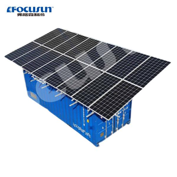 380v/3p/50hz Voltage 20FT Mobile Container Solar Power Cold Storage Room for Products