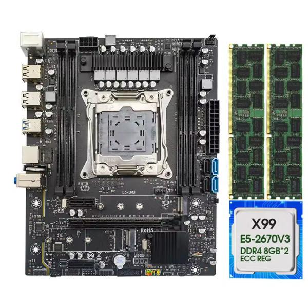CPU No X99 LGA2011-3 Motherboard M-ATX Four Channels DDR3 128GB With H81/H85 Chipset