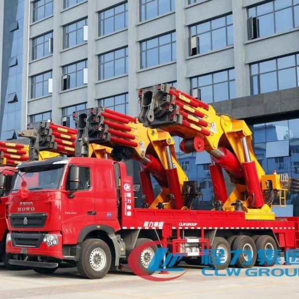 HOWO Heavy Duty Truck Crane 100ton 120tons Lorry Mounted Crane