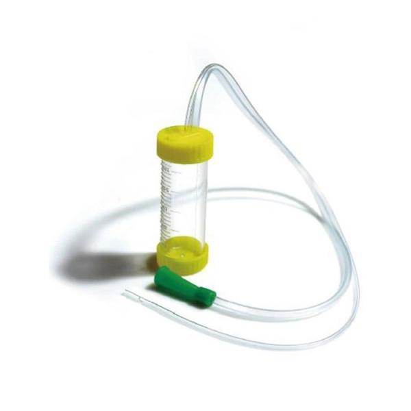 Disposable PVC Material 25Ml 40Ml Suction Catheter Mucus Extractor For Infant