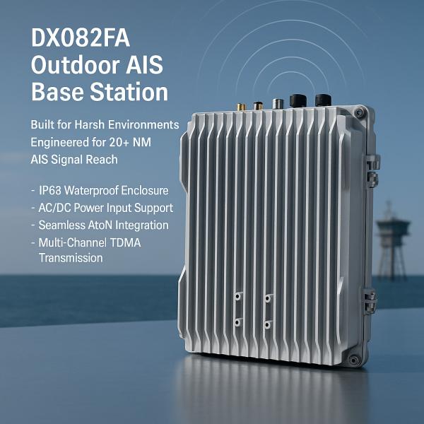 AIS Base Station For Ports Coastal Monitoring , Land Based Marine AIS Transceiver