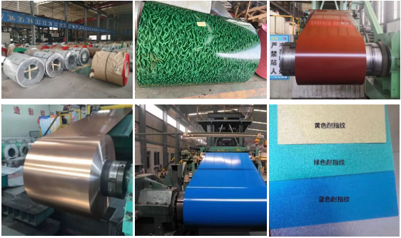 Z40-Z275  Hot Dipped PPGI PPGL Galvanized Coil for Roofing Material Ral 9004 9005