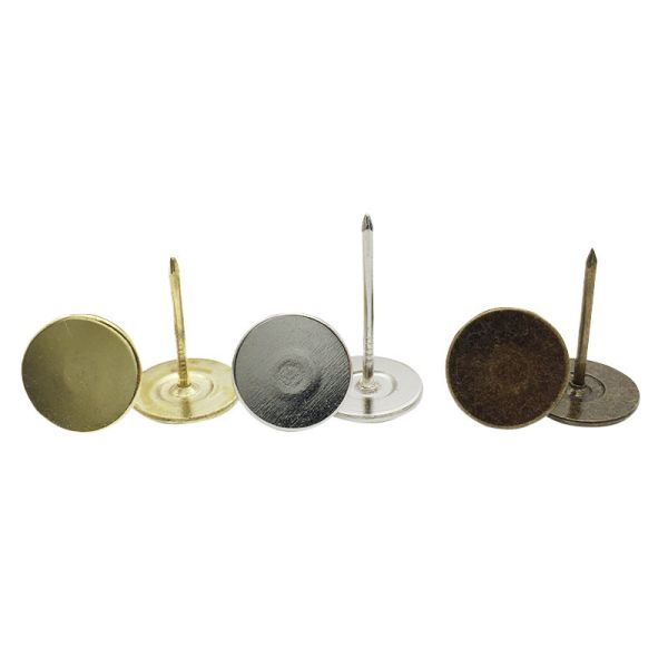 Sofa Industry Nail Furniture Decorative Nails Silver Flat Head Upholstery Pins Decorative Pushpin Furniture Sofa Pins