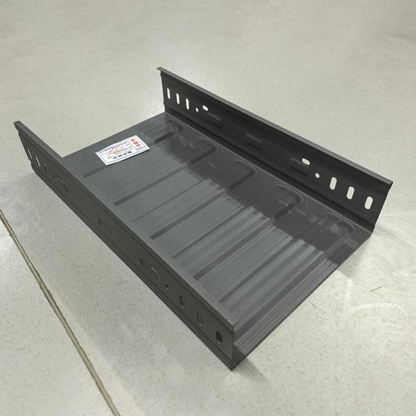 Wall Mounting Or Hanging Cable Tray Industrial Metal Cable Trough 100mm - 1000mm