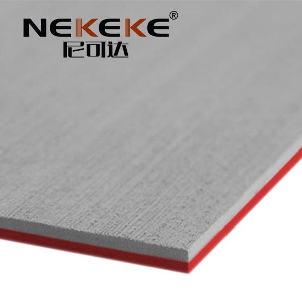 Alfombrilla de cubierta marina antideslizante EVA 120x240cm Gris claro Base roja para barco, almohadilla antideslizante