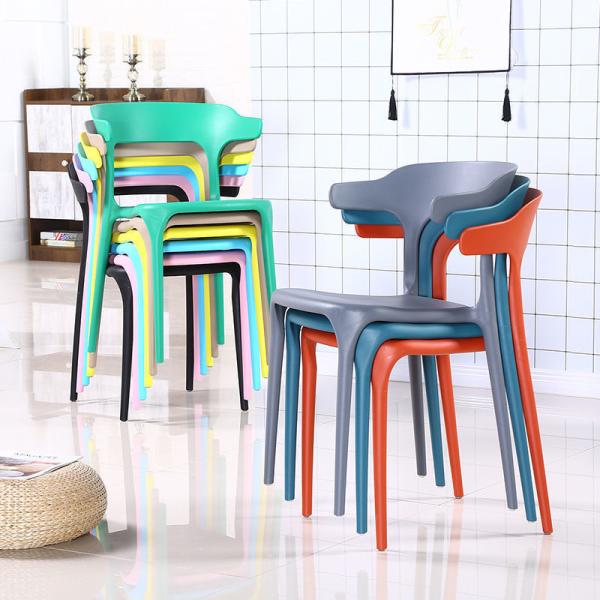 Clear Chair, Armless Acrylic Desk Chair with Golden Feet Swivel Molded Plastic Shell Chair Adjustable
