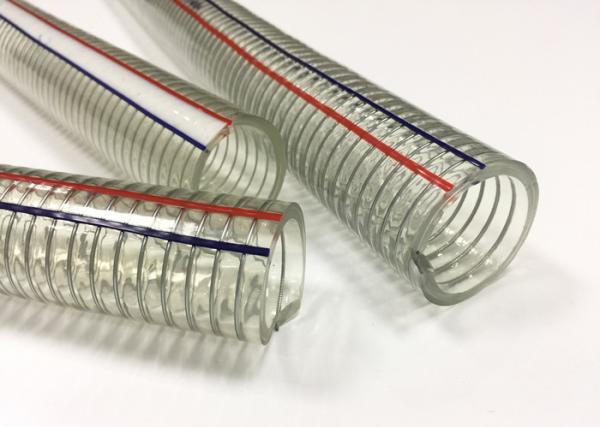 Heavy Duty Soft PVC Hose , PVC Reinforced Suction Hose Pipe Tubing For Industry