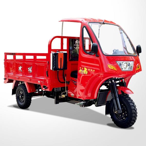 Cargo Trike Motorcycle for Passenger Transport 2.4*1.35m Box Size Gasoline Tricycles