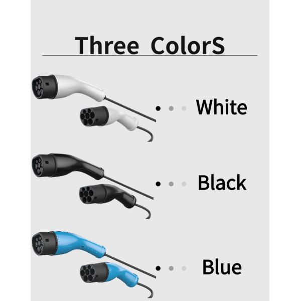 Double-Head Gun EV Charging Cable 22KW Type2 Wireless Charging Station with 32 Amp Rated Current and 220V Input Voltage