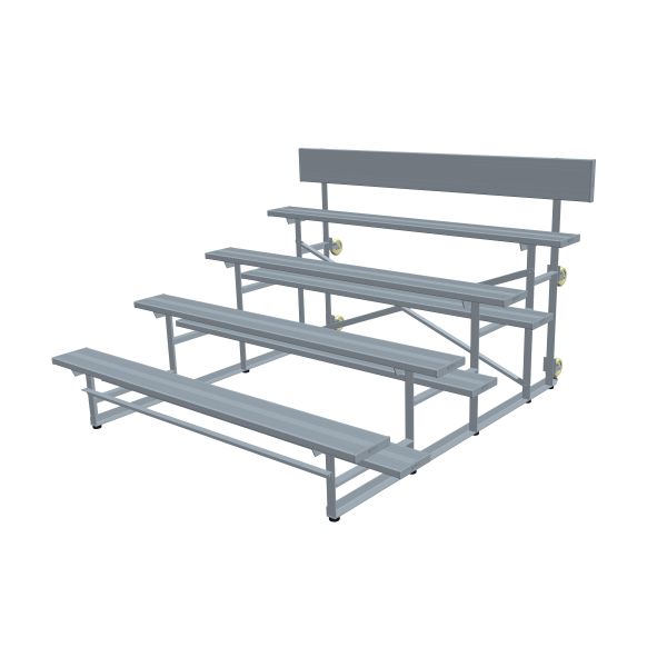 Foldable Portable Aluminum Bleachers for Stadium Seating Easy to Install and Disassemble