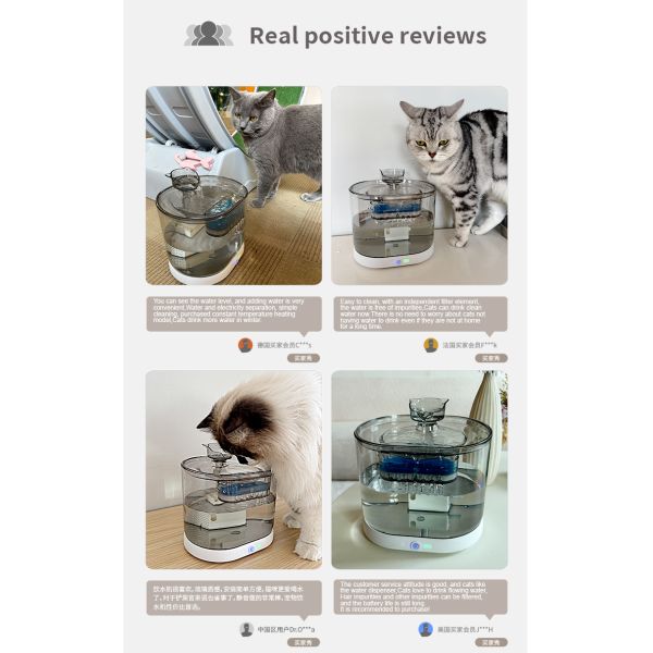 Large Capacity Automatic Pet Water Dispenser Cat Fountain Pet Products Drinker