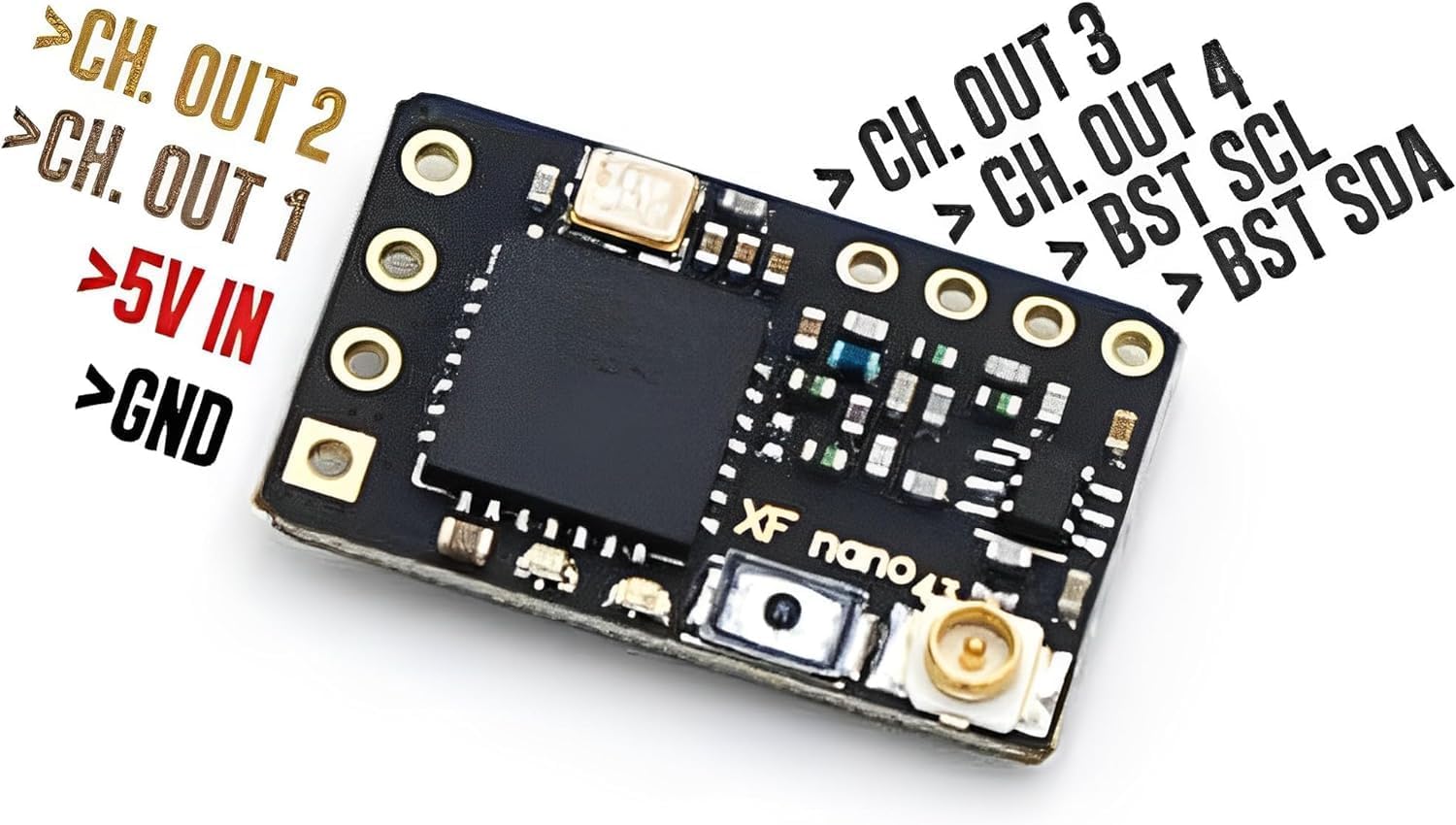 Factory Outlet Black Sheep TBS Crossfire Nano (Special Edition)- Long Range Drone Voltage Input