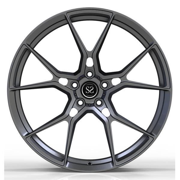 Автомобиль Monoblock снабжает ободком 1 часть выковал размер 17 колес 18 19 серый цвет 20 дюймов темный