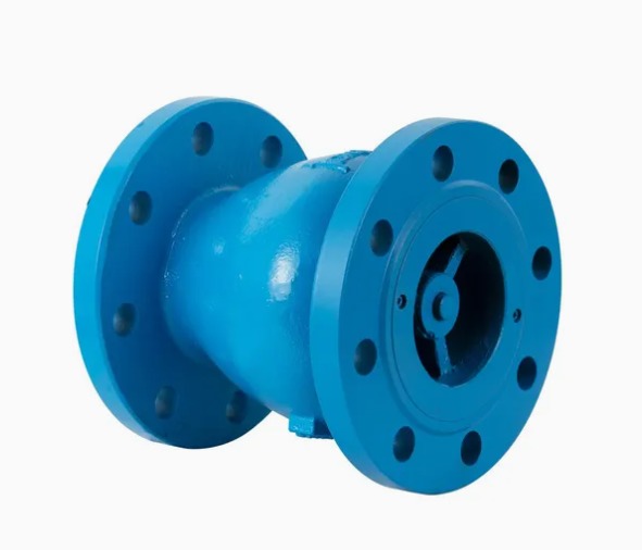 Axial Flow Non Slam Check Valve Class150 Flanged Ductile Iron Silent Check Valve for Pump Station Outlet
