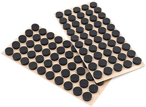 100 Pack Self-Adhesive Silicone Rubber Pads Furniture Protection for Kitchen Cabinets Desks EPDM Strip  Mold Available EVA