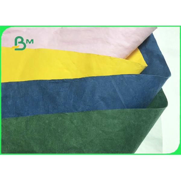 Imported Environmental Material Colorful Washable Kraft Paper For Making Bags
