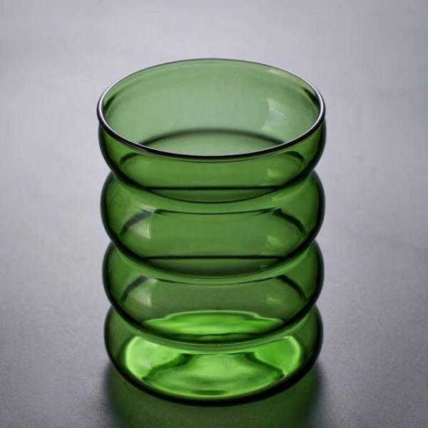 6oz Hot Selling High Borosilicate Handle Heat Resistant Double Wall Clear Coffee Glass
