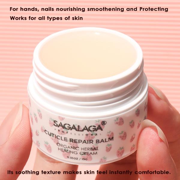 Vegan Cuticle Nail Balm Moisturize and Soften Dry Brittle Nails and Cuticles Custom Private Label