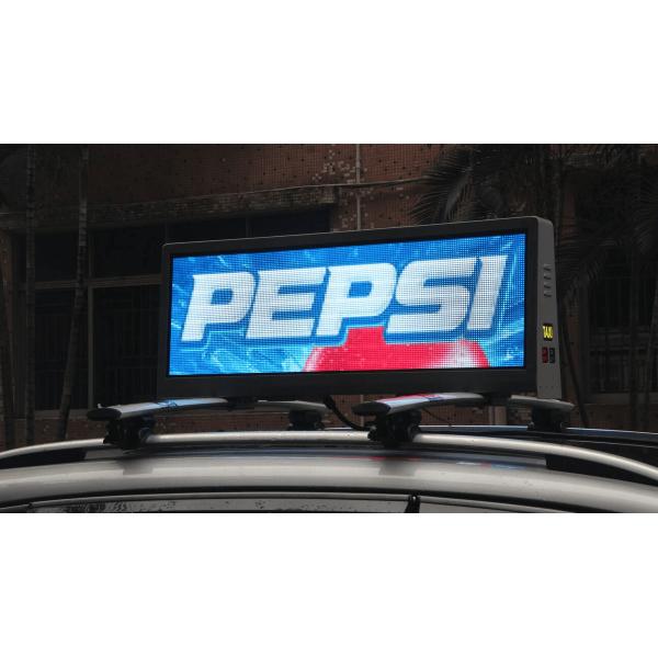 O táxi de MBI5124/CIN 2038S 5mm conduziu o sinal de propaganda com 2 anos de garantia 6000cd/㎡