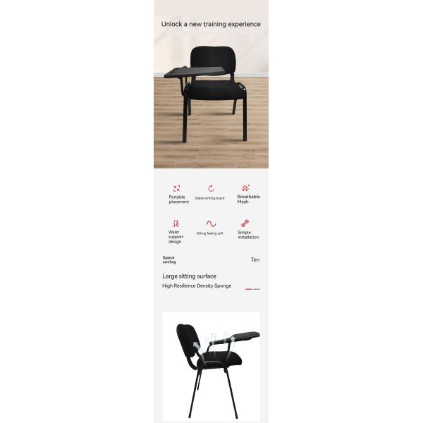 Стул для офисных работников Синий ткань Стул для обучения с доской