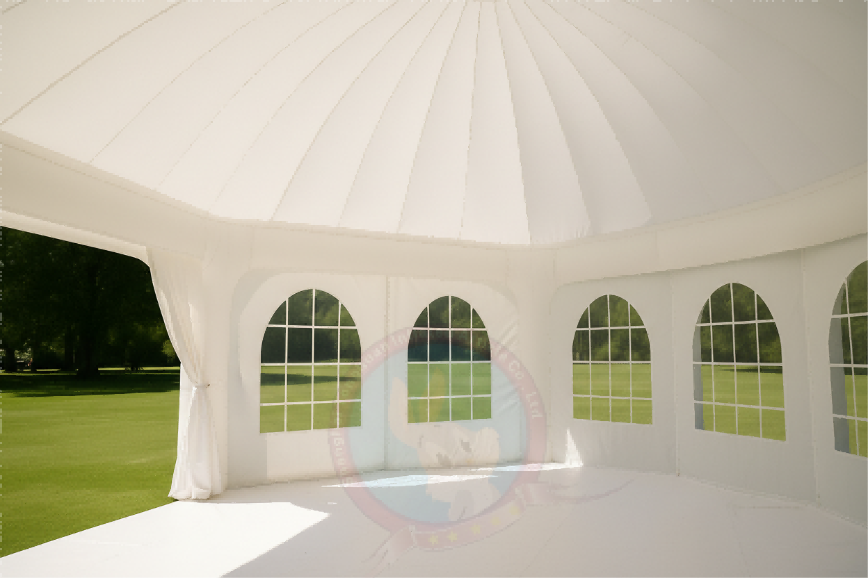 Custom Durable White Wedding Festival Celebration Tent Giant Inflatable PVC Palace Tent for Outdoor Exhibitions Weddings Events