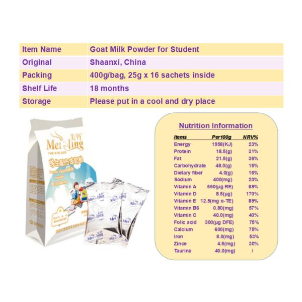 Качество еды формулы 7 вкуса лет сухого молока студента