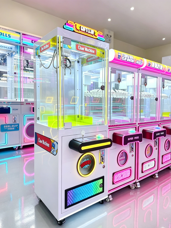 1.5m Commercial Claw Machine, Neon LED Light Coin Operated Prize Game Machine