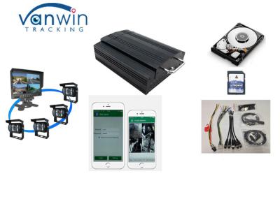 HD MDVR com armazenamento do disco rígido 2TB, com G-sensor incorporado, 3G GPS WIFI